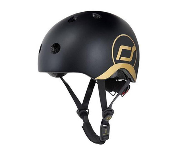 Scoot & Ride Highwaykick 1 Jeździk i hulajnoga 2w1 +kask XXS-S Black&Gold - 1028487 - zdjęcie 5